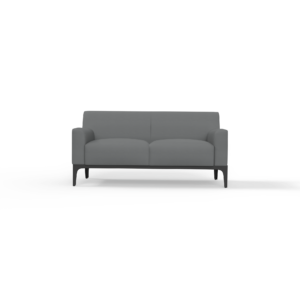 Cedar-Lounge-Chair-Metal-Charcoal-PU-PU-2-Seater-Front-3.png