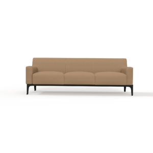 Cedar-Lounge-Chair-Metal-Walnut-and-Tan-PU-3-Seater-Front-3.png